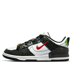 Nike �i�C�L ���f�B�[�X �X�j�[�J�[ Black/White/Green �y(WMNS) Nike Dunk Low Disrupt 2 'Just Do It - Black Snakeskin' DV1490-161�z �T�C�Y US_5.5(22.5cm)
