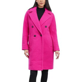 BCBジェネレーション レディース ジャケット＆ブルゾン アウター Women's Double-Breasted Boucl&eacute; Walker Coat Bright Pink