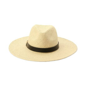 マイケルコース レディース 帽子 アクセサリー Women's Karlie Logo Band Straw Hat Natural/black/gold