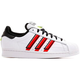 adidas アディダス メンズ スニーカー 【adidas Superstar】 サイズ US_10(28.0cm) Cloud White Outlined Red Stripes