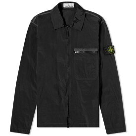 ストーンアイランド メンズ ジャケット＆ブルゾン アウター Stone Island Nylon Metal Shirt Jacket Black