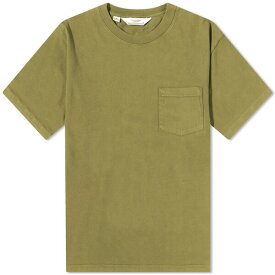 バトンウェア メンズ Tシャツ トップス Battenwear Pocket T-Shirt Green