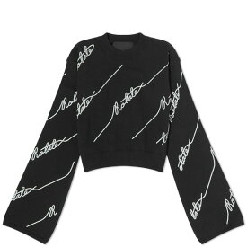 ローテート レディース ニット&セーター アウター ROTATE Sequin Logo Sweater Black