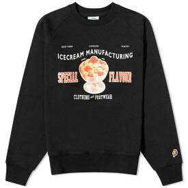 アイスクリーム メンズ パーカー・スウェットシャツ アウター Icecream Special Flavour Sweatshirt Black