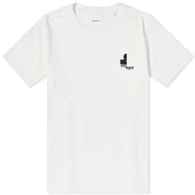 イザベル マラン メンズ Tシャツ トップス Isabel Marant Zafferh Small Logo T-Shirt White