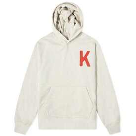 ケンゾー メンズ パーカー・スウェットシャツ アウター Kenzo Lucky Tiger Popover Hoody Grey