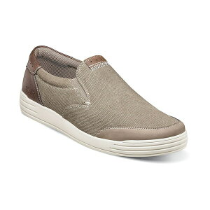ノンブッシュ メンズ スリッポン・ローファー シューズ Men's Kore City Walk Athletic Style Canvas Slip-On Loafer Stone
