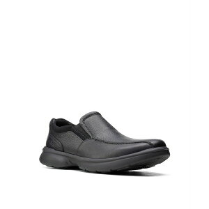 N[NX Y hXV[Y V[Y Men's Bradley Step Slip-On Black Tumbled Leather