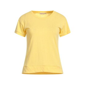 【送料無料】 カシミアカンパニー レディース Tシャツ トップス T-shirts Yellow