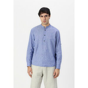 g eC[ fj Y T_ V[Y RELAXED - Shirt - royal blue chambray
