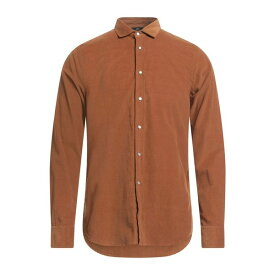 【送料無料】 エイチエスアイオー メンズ シャツ トップス Shirts Brown