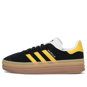 adidas �A�f�B�_�X ���f�B�[�X �X�j�[�J�[ �y(WMNS) adidas Gazelle Bold 'Black Bold Gold' IE0422�z �T�C�Y US_9(26.0cm)