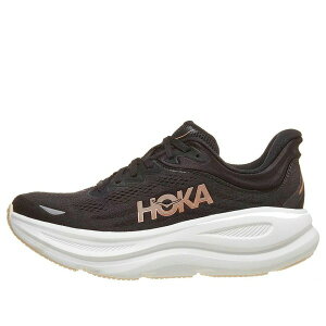 HOKA ONE ONE �z�J�I�l�I�l ���f�B�[�X �X�j�[�J�[ �y(WMNS) HOKA ONE ONE Bondi 9 'Black Rose Gold' 1162012-BRGL�z �T�C�Y US_9.5(26.5cm)