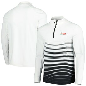 レベルウェア メンズ ジャケット＆ブルゾン アウター TOUR Championship Levelwear Beam QuarterZip Jacket White
