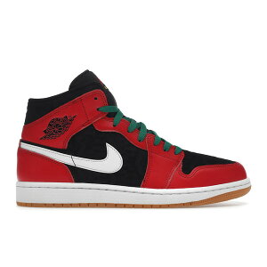 Jordan W[_ Y Xj[J[ yJordan 1 Mid SE Christmasz TCY US_12(30.0cm) Black/Fire Red/White/Malachite