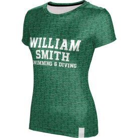 プロスフィア レディース Tシャツ トップス Hobart & William Smith Colleges ProSphere Women's Swimming & Diving TShirt Green