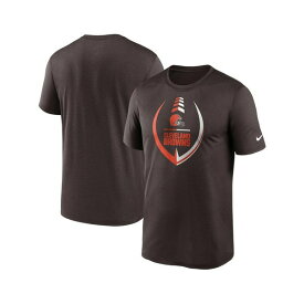 ナイキ レディース Tシャツ トップス Men's Brown Cleveland Browns Icon Legend Performance T-shirt Brown