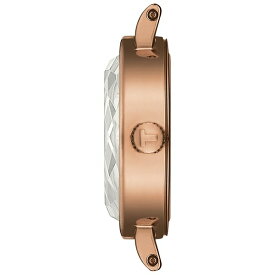 ティソット レディース 腕時計 アクセサリー Women's Swiss Lovely Rose Gold PVD Stainless Steel Bracelet Watch 20mm Rose Gold