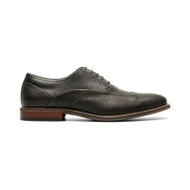 ステイシーアダムス メンズ ドレスシューズ シューズ Men's Macarthur Leather Wingtip Oxford Shoe Black