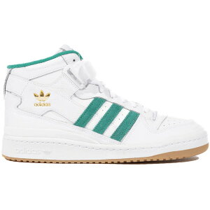 adidas AfB_X Y Xj[J[ yadidas Forum Mid White Tealz TCY US_12.5(30.5cm) Cloud White/Gold Metallic/Gum