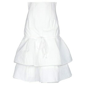 【送料無料】 ブロック コレクション レディース スカート ボトムス Midi skirts White