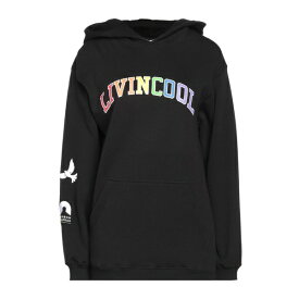 【送料無料】 リビンクール レディース パーカー・スウェットシャツ アウター Sweatshirts Black