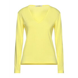 【送料無料】 ミスター マッシモ レベッキ レディース Tシャツ トップス T-shirts Yellow