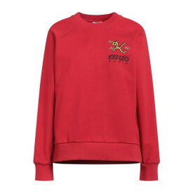 【送料無料】 ケンゾー レディース パーカー・スウェットシャツ アウター Sweatshirts Red