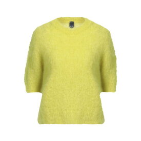 【送料無料】 ピンコ ユニークネス レディース ニット&セーター アウター Sweaters Acid green