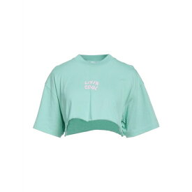 【送料無料】 リビンクール レディース Tシャツ トップス T-shirts Light green