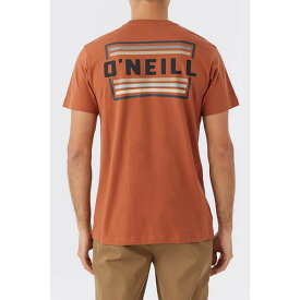 オニール メンズ Tシャツ トップス O'Neill Men's Working Stiff Graphic T-Shirt Clay