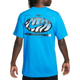 ナイキ メンズ Tシャツ トップス Nike Men's Sportswear Air Max Day Short Sleeve Graphic T-Shirt Lt Photo Blue