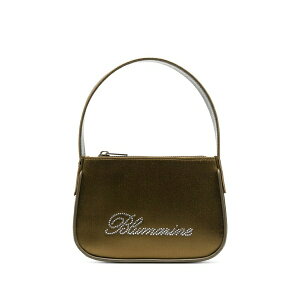 �u���}���� ���f�B�[�X �g�[�g�o�b�O �o�b�O Rhinestone embellished satin mini bag Green