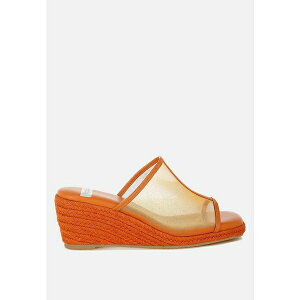 O Ah R[ fB[X T_ V[Y Seraphine Breathable Mesh Slip-On Wedges Women Orange