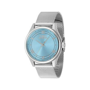 CrN^ fB[X rv ANZT[ Women's 48487 Celestial Quartz 3 Hand Light Blue Dial Watch Silver