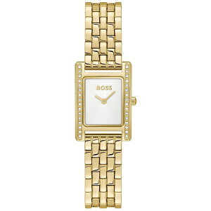 q[S{X fB[X rv ANZT[ Women's Lucy Precious Quartz Basic Mini Ionic Plated Thin Gold Steel Watch, 18.50mm Silver-tone