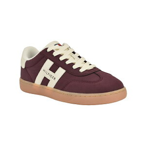 g~[ qtBK[ fB[X Xj[J[ V[Y Women's Maisie Low Profile Lace-Up Sneakers DARK RED 6