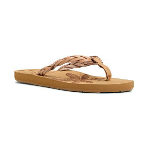 LV[ fB[X T_ V[Y Women's Feel Breezie Slip-On Flat Sandals Open Tan