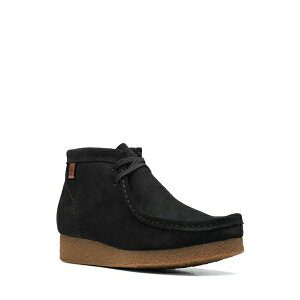N[NX Y u[c V[Y Men's Shacre Boots Black Suede