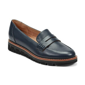 C[W[Xsbg fB[X Xb|E[t@[ V[Y Women's Velia eFlex Slip-On Penny Loafers Navy Leather