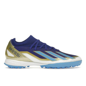adidas �A�f�B�_�X �����Y �X�j�[�J�[ �yadidas Crazyfast Messi League Turf Lucid Blue Blue Burst Cloud White�z �T�C�Y US_10.5(28.5cm) Lucid Blue/Blue Burst/Cloud White