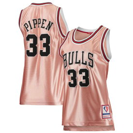 ミッチェル&ネス レディース ユニフォーム トップス Scottie Pippen Chicago Bulls Mitchell & Ness Women's 75th Anniversary Rose Gold 1997 Swingman Jersey Pink