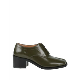 【送料無料】 マルタンマルジェラ レディース オックスフォード シューズ Lace-up shoes Military green