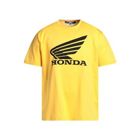 【送料無料】 コムデギャルソン メンズ Tシャツ トップス T-shirts Yellow