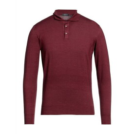 【送料無料】 ロッソピューロ メンズ ニット&セーター アウター Sweaters Burgundy