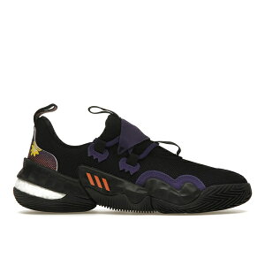 adidas �A�f�B�_�X �����Y �X�j�[�J�[ �yadidas Trae Young 1 Black Purple Orange�z �T�C�Y US_8.5(26.5cm) Core Black/Team Colleg Purple/Team Solar Orange