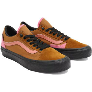 Vans �o���Y �����Y �X�j�[�J�[ �yVans Old Skool GORE-TEX Golden Brown Pink�z �T�C�Y US_5(23.0cm) Golden Brown/Pink/Black