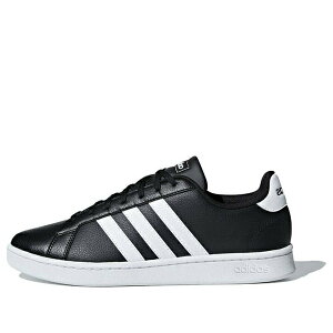 adidas �A�f�B�_�X �����Y �X�j�[�J�[ �yadidas Grand Court 'Black' F36393�z �T�C�Y US_7.5(25.5cm)