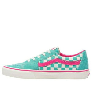 Vans �o���Y �����Y �X�j�[�J�[ �yVans SK8-Low 'Teal Pink Checkerboard' VN0A4UUK6A0�z �T�C�Y US_11(29.0cm)