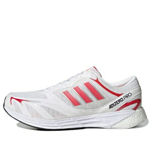 adidas �A�f�B�_�X �����Y �X�j�[�J�[ �yadidas Adizero Adios Pro V1 DNA 'White Solar Red' GX5081�z �T�C�Y US_11(29.0cm)